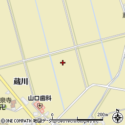 茨城県行方市蔵川周辺の地図