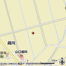 茨城県行方市蔵川周辺の地図