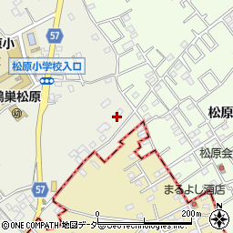 埼玉県鴻巣市原馬室3781周辺の地図