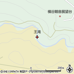 王滝周辺の地図