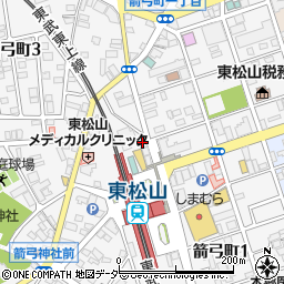 松屋 東松山店周辺の地図