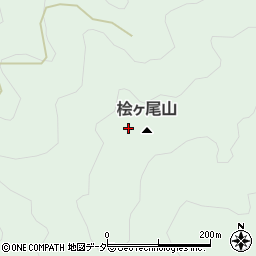 桧ケ尾山周辺の地図