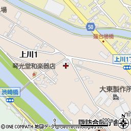 長野県諏訪市上川1丁目1685周辺の地図