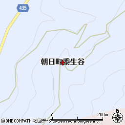 岐阜県高山市朝日町黍生谷周辺の地図