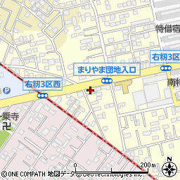 茨城県土浦市右籾3061-10周辺の地図