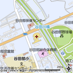 つくば市立市民ホールやたべ周辺の地図