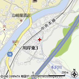 鮎澤阿弥陀堂周辺の地図