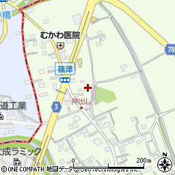 埼玉県白岡市篠津48周辺の地図