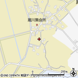 茨城県行方市蔵川256-3周辺の地図