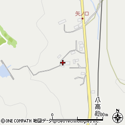 埼玉県比企郡小川町青山20周辺の地図