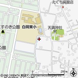 埼玉県白岡市高岩1754周辺の地図