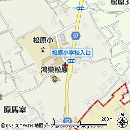 埼玉県鴻巣市原馬室3751周辺の地図