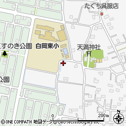 埼玉県白岡市高岩1754-3周辺の地図
