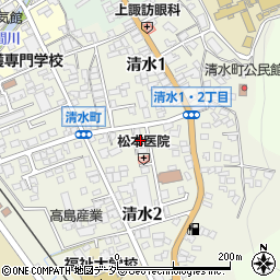 清水三区公民館周辺の地図