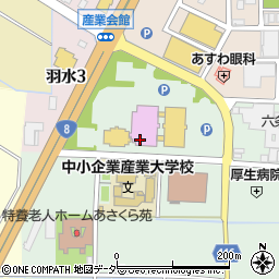 福井県産業会館１号館展示場周辺の地図