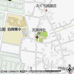 埼玉県白岡市高岩1616周辺の地図