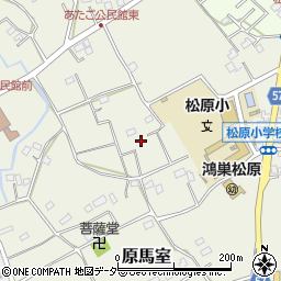埼玉県鴻巣市原馬室2438周辺の地図