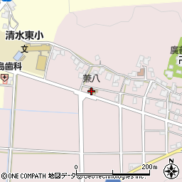 株式会社兼八周辺の地図