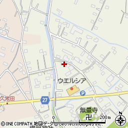 埼玉県比企郡吉見町久保田1445-1周辺の地図