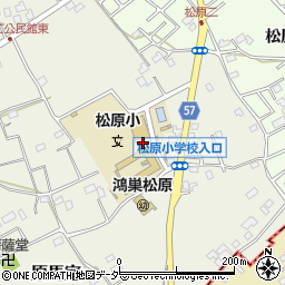 埼玉県鴻巣市原馬室3821周辺の地図