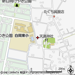 埼玉県白岡市高岩1619-2周辺の地図