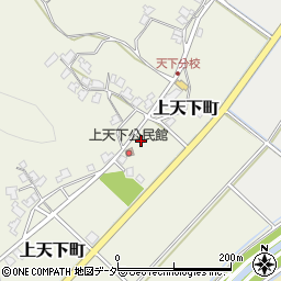 福井県福井市上天下町周辺の地図