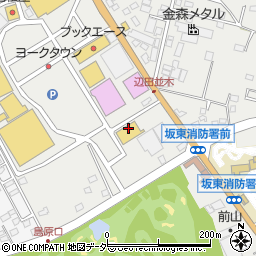 イエローハット坂東店周辺の地図