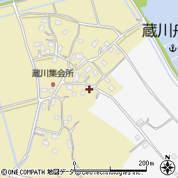 茨城県行方市蔵川275周辺の地図