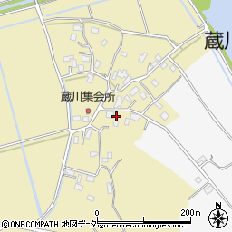 茨城県行方市蔵川269周辺の地図
