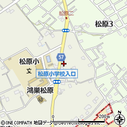 埼玉県鴻巣市原馬室3799周辺の地図