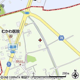 埼玉県白岡市篠津97周辺の地図