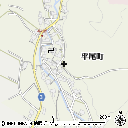 福井県福井市平尾町周辺の地図