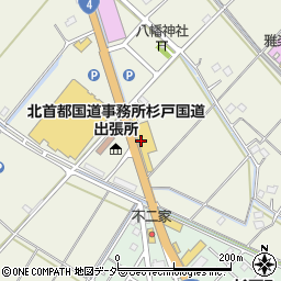 埼玉トヨタ自動車杉戸店周辺の地図