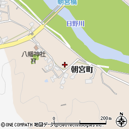 福井県福井市朝宮町周辺の地図