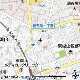東和銀行東松山支店 ＡＴＭ周辺の地図