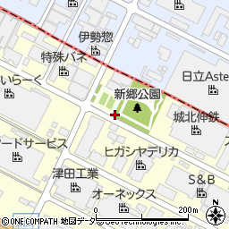 新郷公園トイレ周辺の地図
