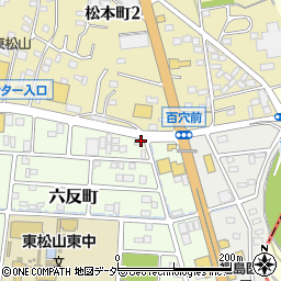 埼玉県東松山市六反町8-10周辺の地図