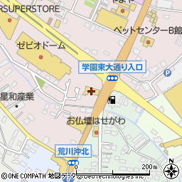 茨城日産荒川沖店周辺の地図