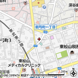トヨタレンタリース新埼玉東松山駅前店周辺の地図