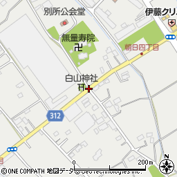 埼玉県北本市朝日周辺の地図