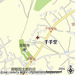 埼玉県比企郡嵐山町千手堂123周辺の地図