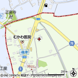 埼玉県白岡市篠津63周辺の地図
