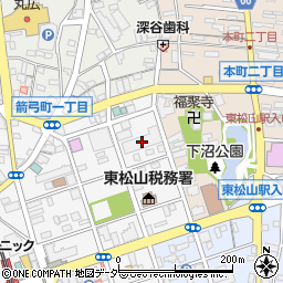 ＮＴＴ東日本電信電話東松山ビル周辺の地図