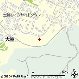 茨城県稲敷郡阿見町大室552周辺の地図