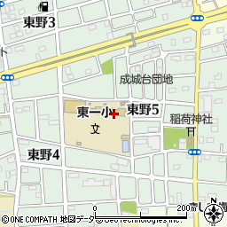 吉見町立東第一小学校周辺の地図