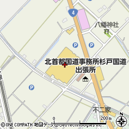 東京インテリア家具杉戸店周辺の地図