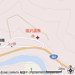 塩沢温泉七峰館周辺の地図
