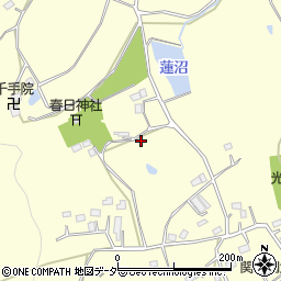 埼玉県比企郡嵐山町千手堂594-1周辺の地図