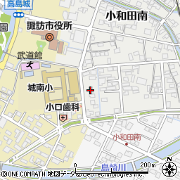 ファミリーマート諏訪城南店周辺の地図