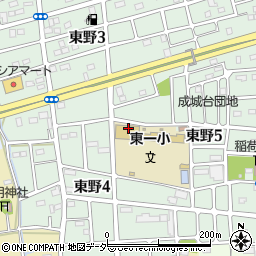 埼玉県比企郡吉見町東野周辺の地図